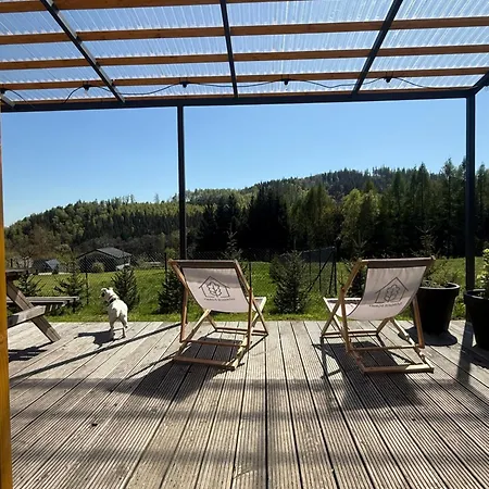 Male Formy - Drewniany W Gorach Z Balia Apartment Kamienna Gora