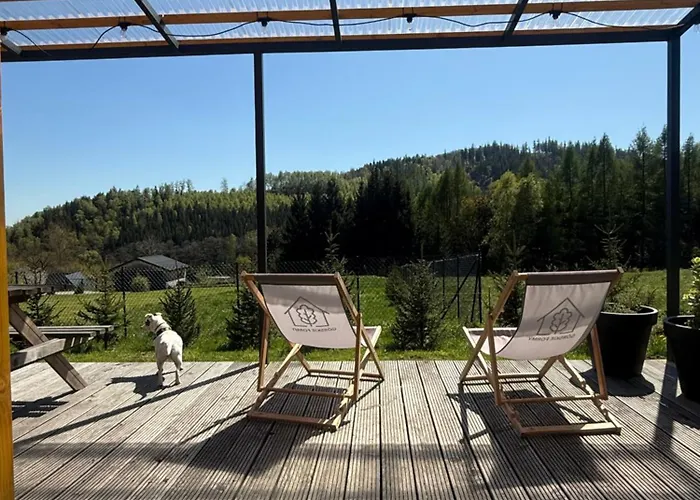 Male Formy - Drewniany W Gorach Z Balia Apartment Kamienna Gora